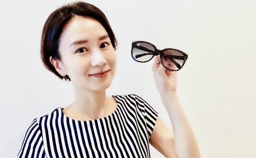 術後サングラス着用